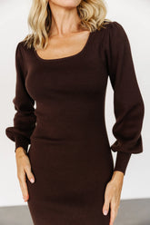 Kori Sweater Dress | Brown
